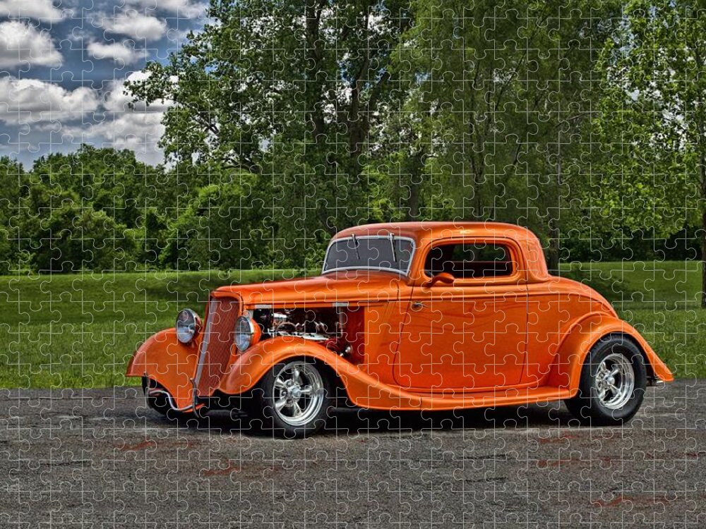 1934 Jigsaw Puzzle featuring the photograph 1934 Ford Coupe by Tim McCullough