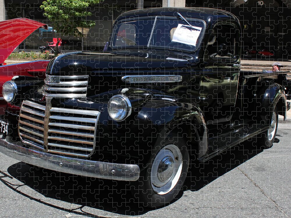 1941 Gmc Pick Up Truck Jigsaw Puzzle featuring the photograph 1941 GMC Pick Up Truck by Suzanne Gaff
