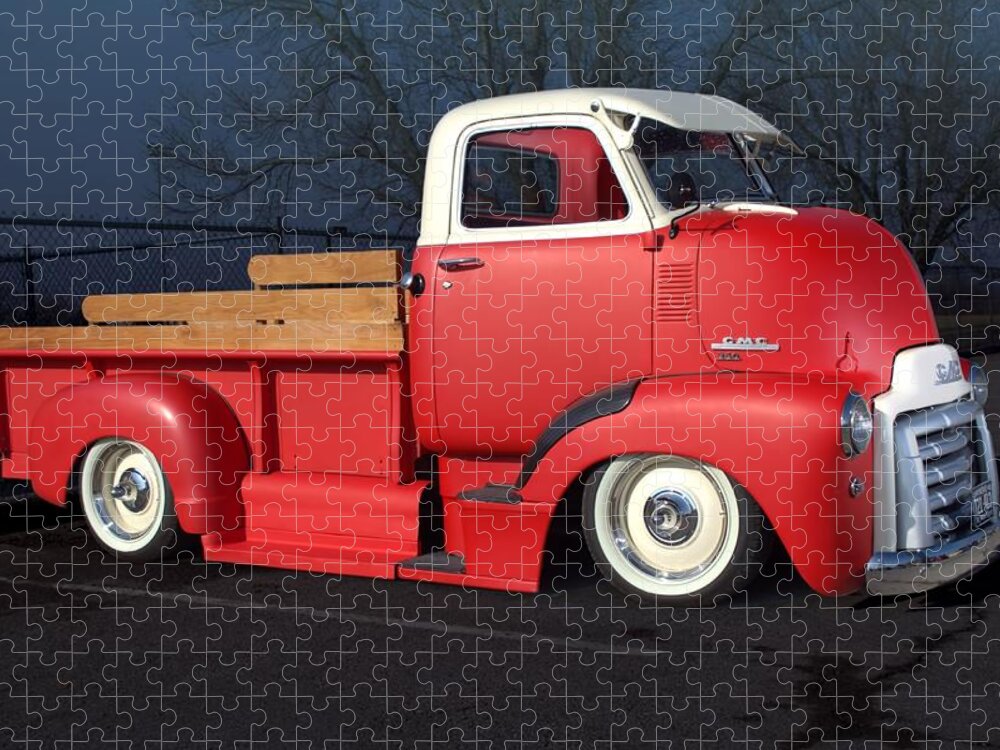 1949 Jigsaw Puzzle featuring the photograph 1949 GMC COE Pickup Truck by Tim McCullough