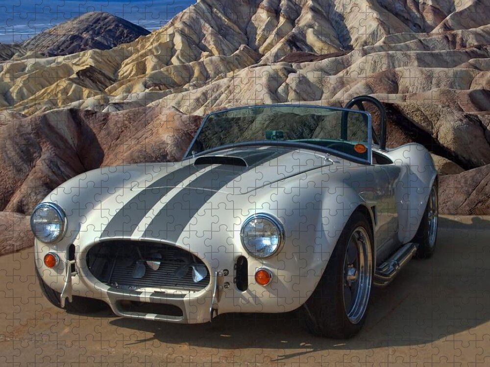1965 Jigsaw Puzzle featuring the photograph 1965 Shelby Cobra Replica 427 by Tim McCullough