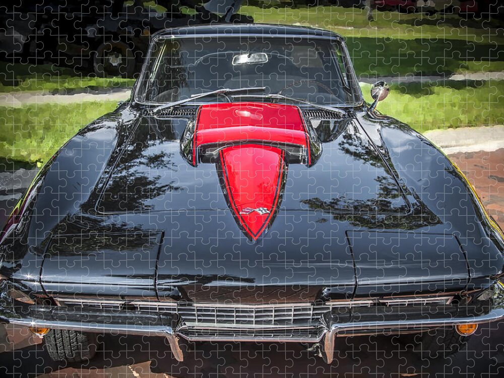 1967 Corvette Jigsaw Puzzle featuring the photograph 1967 Chevrolet Corvette 427 435 hp by Rich Franco