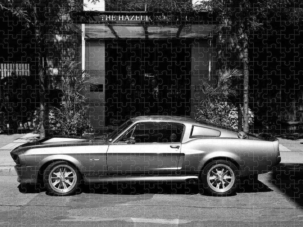 Mustang Jigsaw Puzzle featuring the photograph 1967 Shelby Mustang b by Andrew Fare