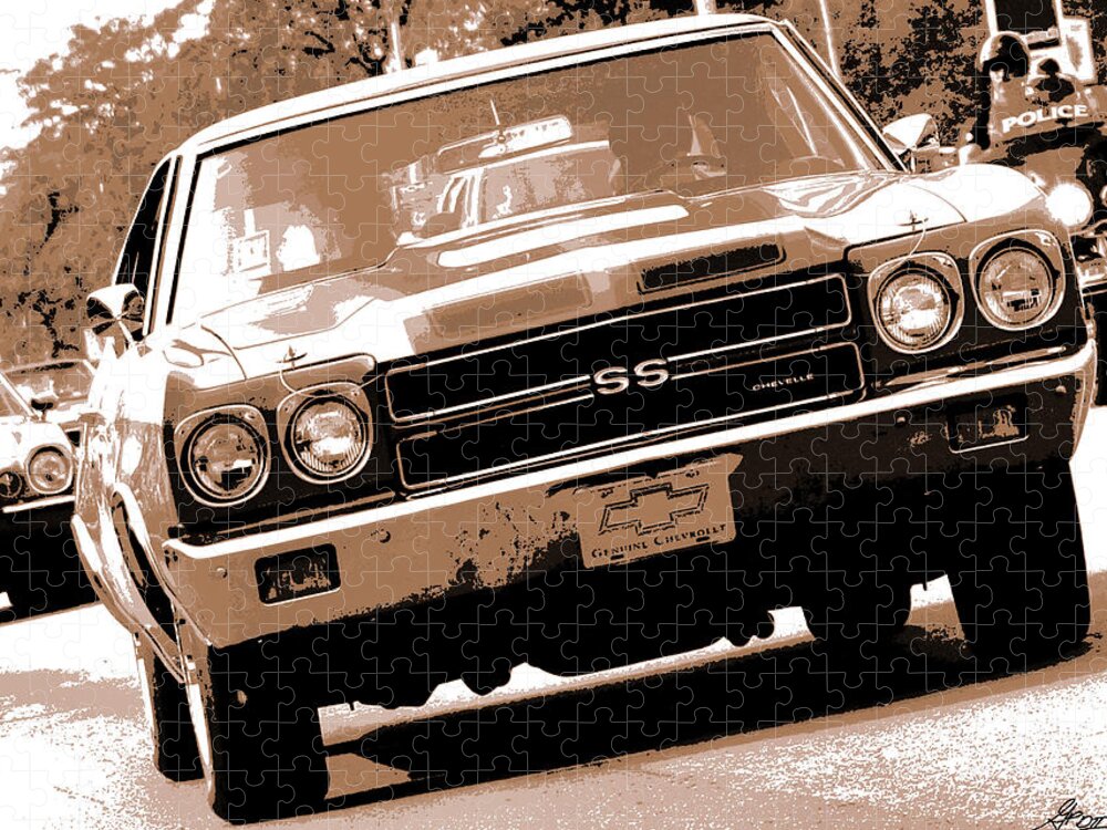 1970 Jigsaw Puzzle featuring the photograph 1970 Chevy Chevelle SS 396 by Gordon Dean II