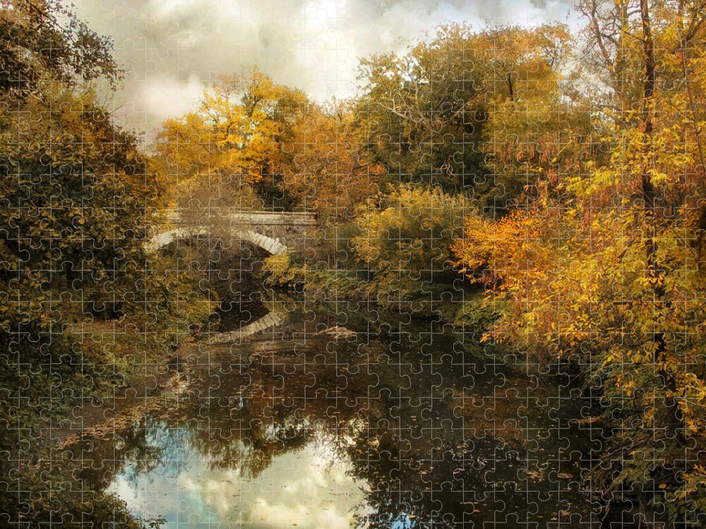 Nature Jigsaw Puzzle featuring the photograph A Distant Bridge #2 by Jessica Jenney