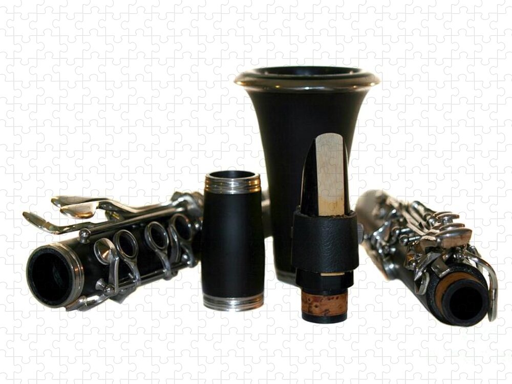 Music Jigsaw Puzzle featuring the photograph Clarinet #2 by Henrik Lehnerer