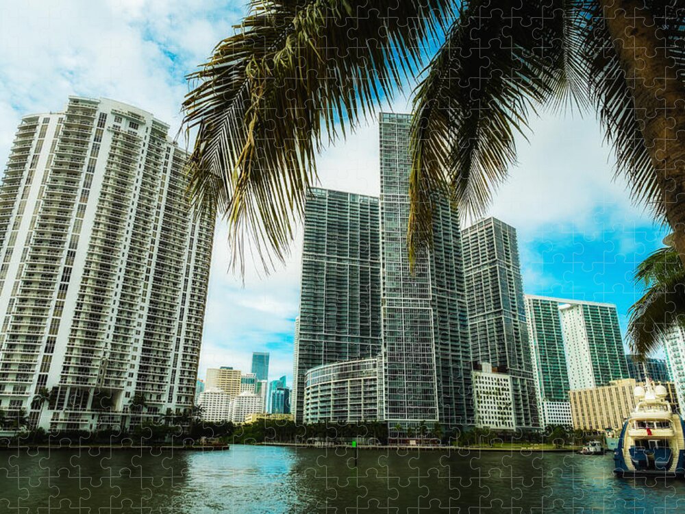 Architecture Jigsaw Puzzle featuring the photograph Downtown Miami by Raul Rodriguez
