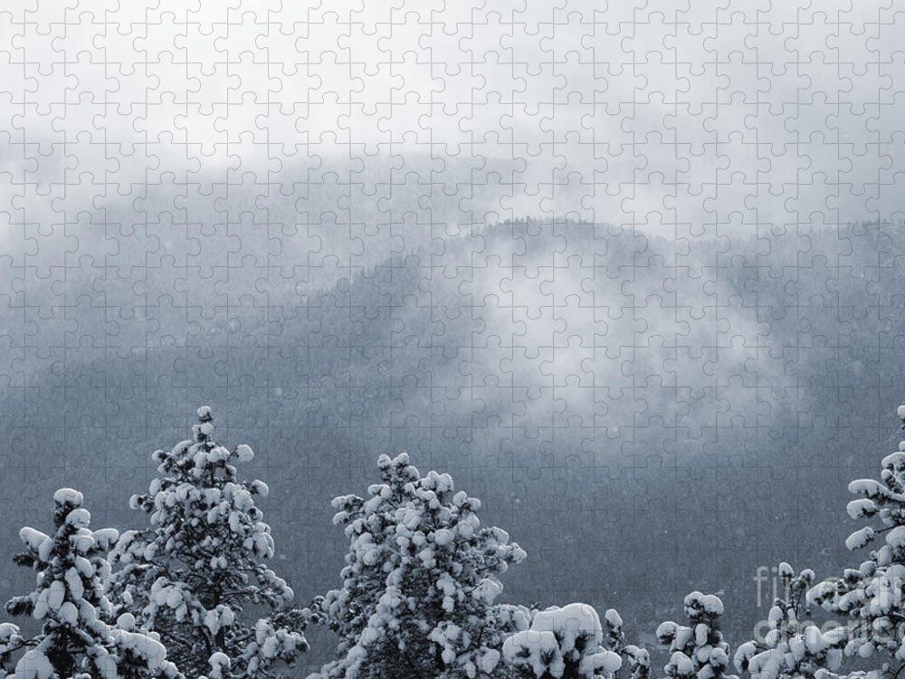 Beautiful Jigsaw Puzzle featuring the photograph Fresh Snow #2 by Steven Krull