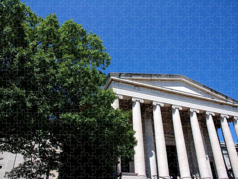 Washington Jigsaw Puzzle featuring the photograph National Gallery of Art by Kenny Glover