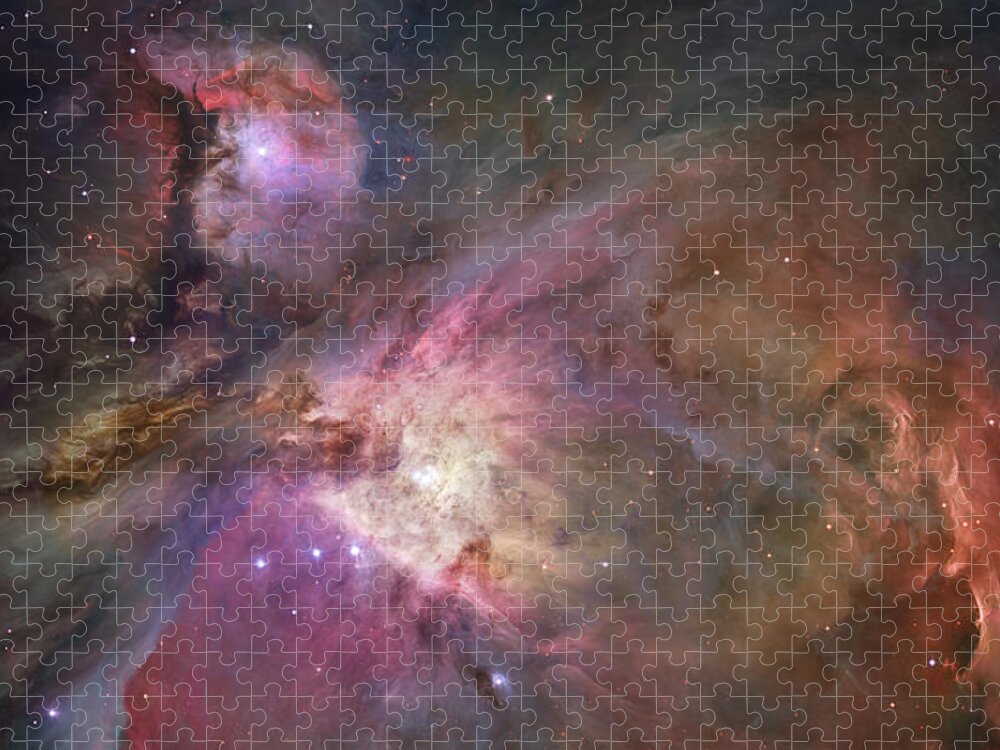 Nebula Jigsaw Puzzle featuring the photograph Orion Nebula #2 by Sebastian Musial