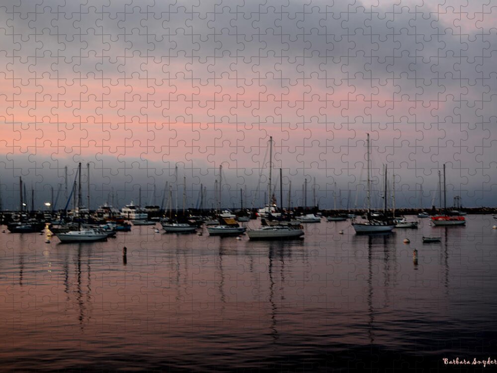 Barbara Snyder Jigsaw Puzzle featuring the photograph Pink Reflections #1 by Barbara Snyder