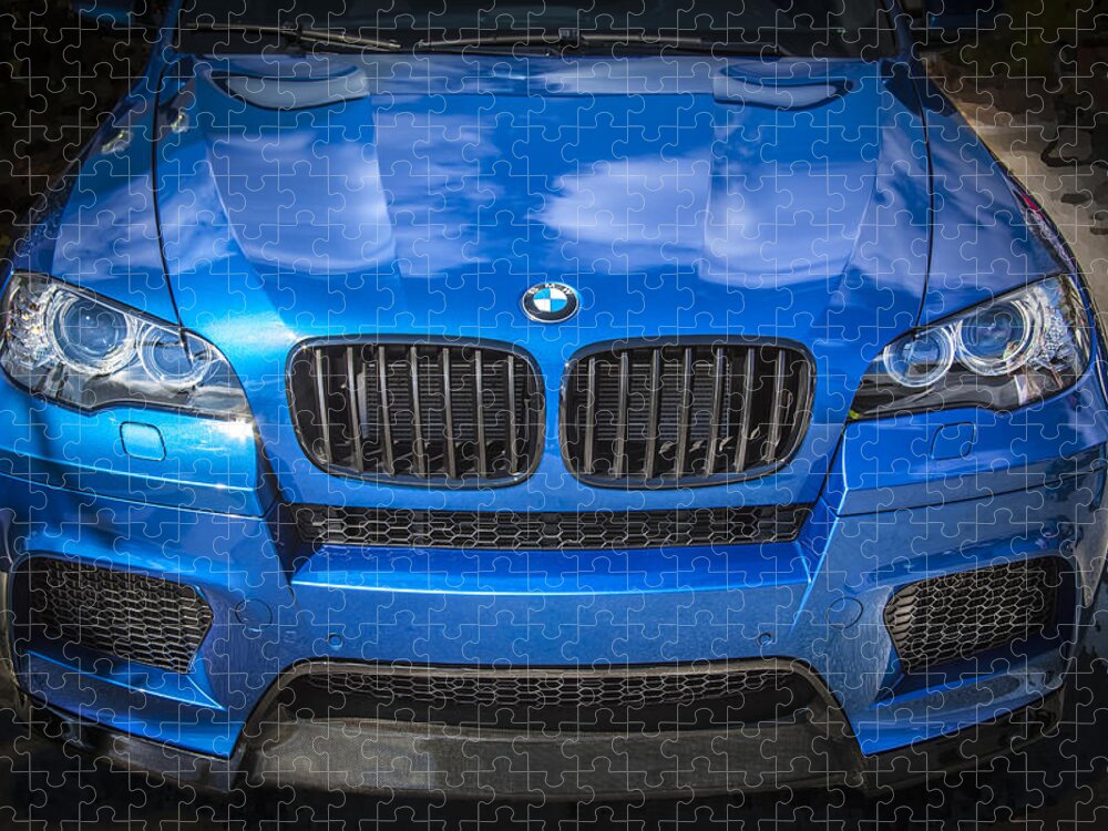 Bmw Jigsaw Puzzle featuring the photograph 2013 BMW X6 M Series by Rich Franco