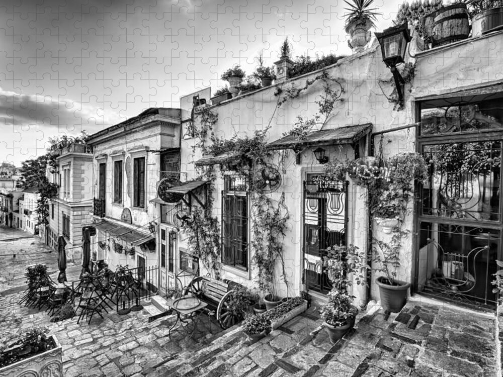 And Jigsaw Puzzle featuring the photograph The famous Plaka in Athens - Greece #25 by Constantinos Iliopoulos
