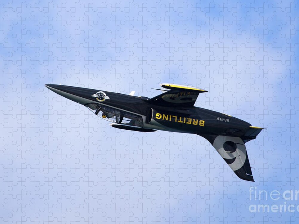 Aerobatic Jigsaw Puzzle featuring the photograph Breitling air display team #3 by Nir Ben-Yosef
