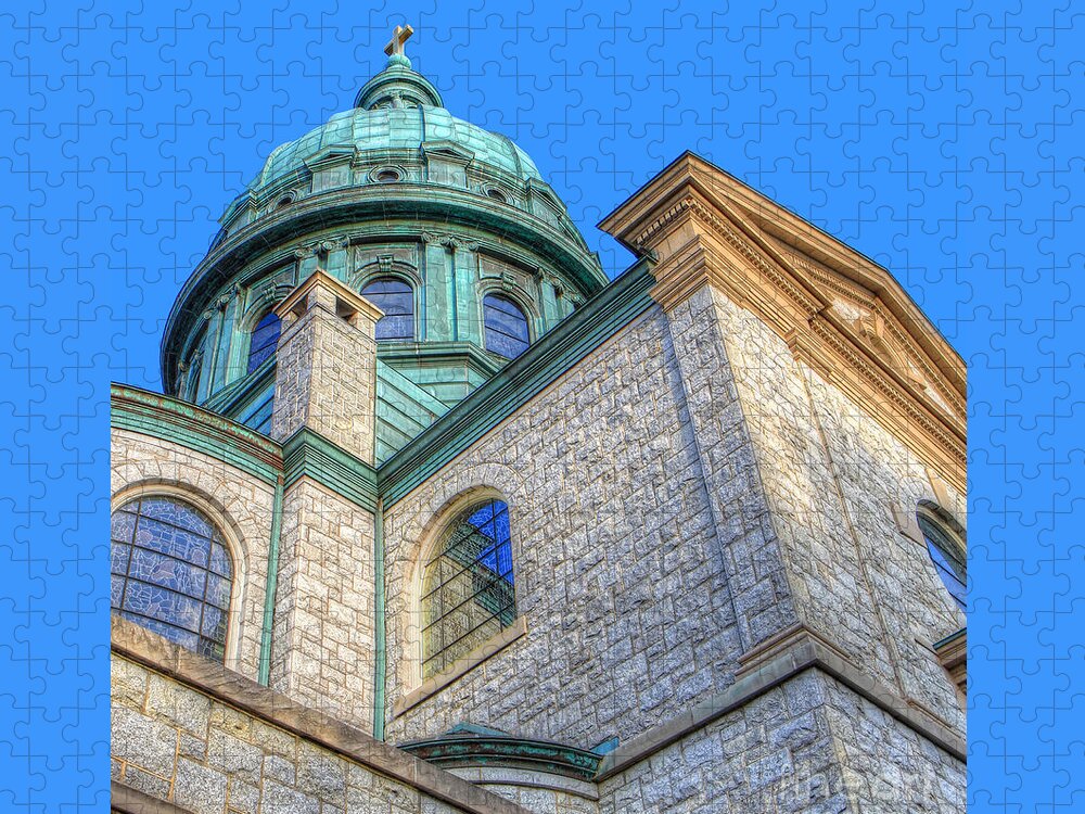 Harrisburg Jigsaw Puzzle featuring the photograph Cathedral Of Saint Patrick by Geoff Crego