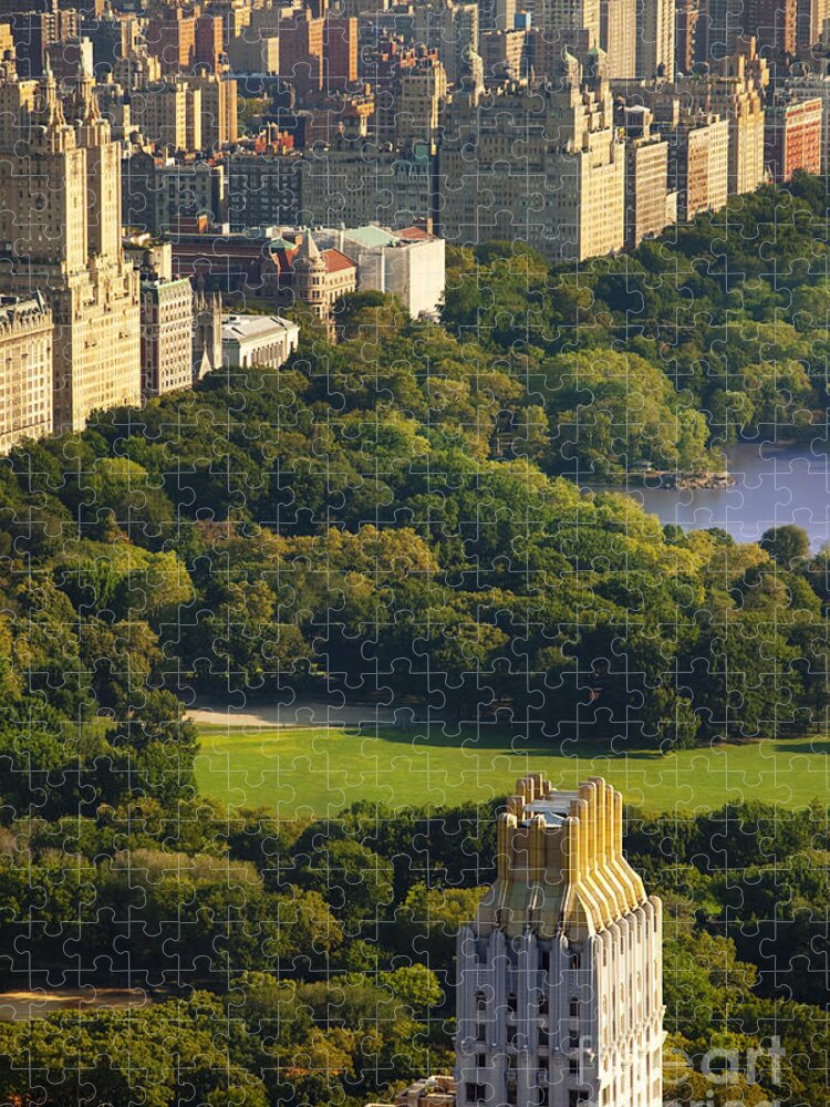 New York Jigsaw Puzzle featuring the photograph Central Park #4 by Brian Jannsen