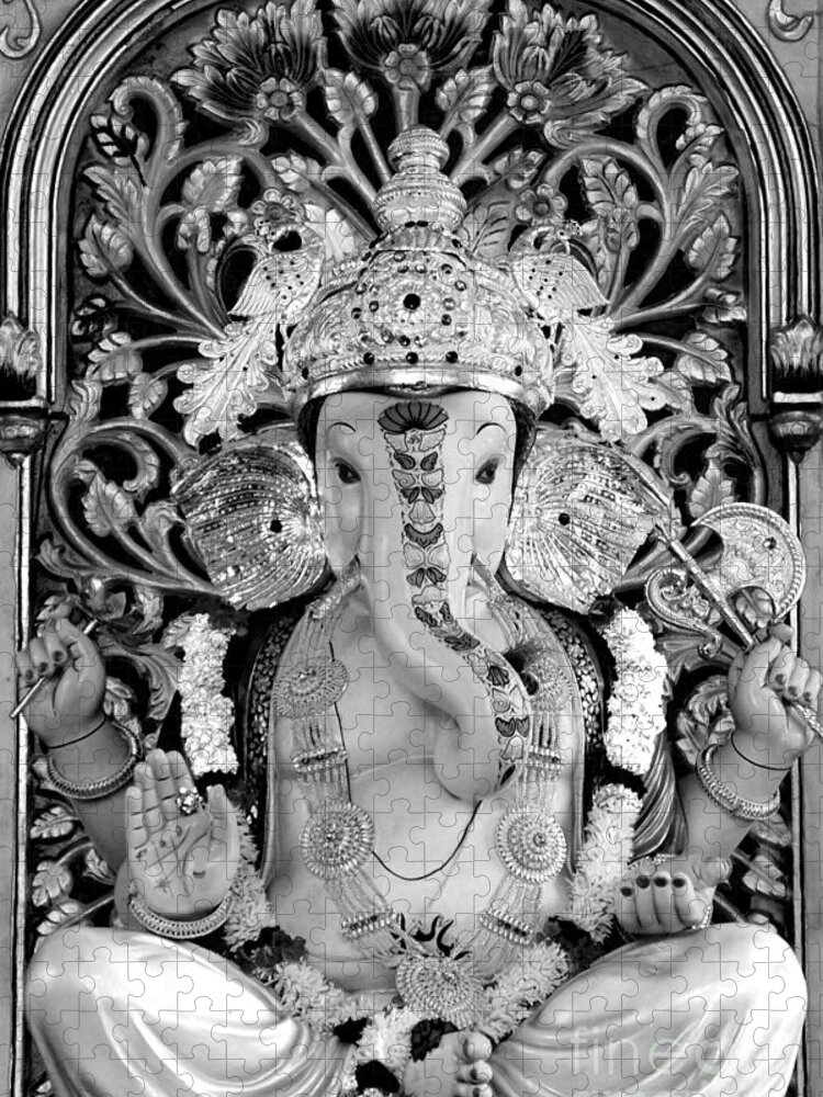  Jigsaw Puzzle featuring the photograph Lord Ganesha #2 by Kiran Joshi