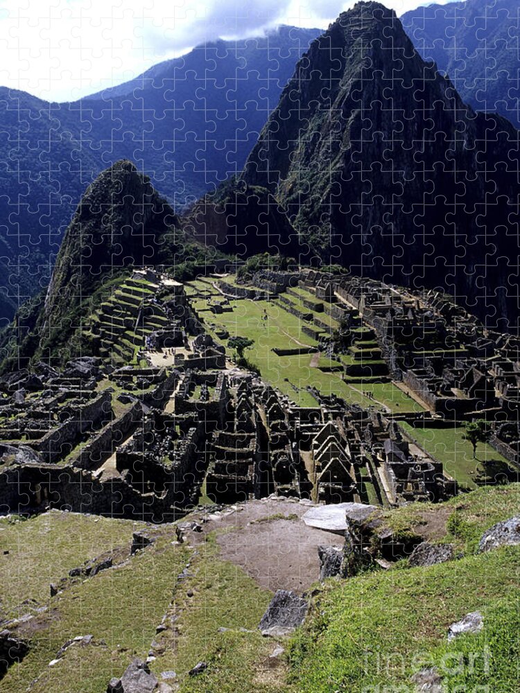 Machu Picchu Jigsaw Puzzle featuring the photograph Machu Picchu Peru #3 by Ryan Fox
