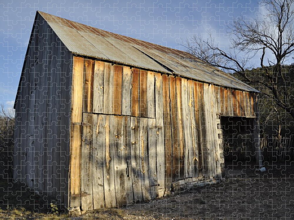 Barn Jigsaw Puzzle featuring the photograph Old Barn #4 by Frank Madia