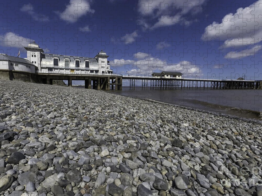 Penarth Pier Jigsaw Puzzle featuring the photograph Penarth Pier 2 by Steve Purnell