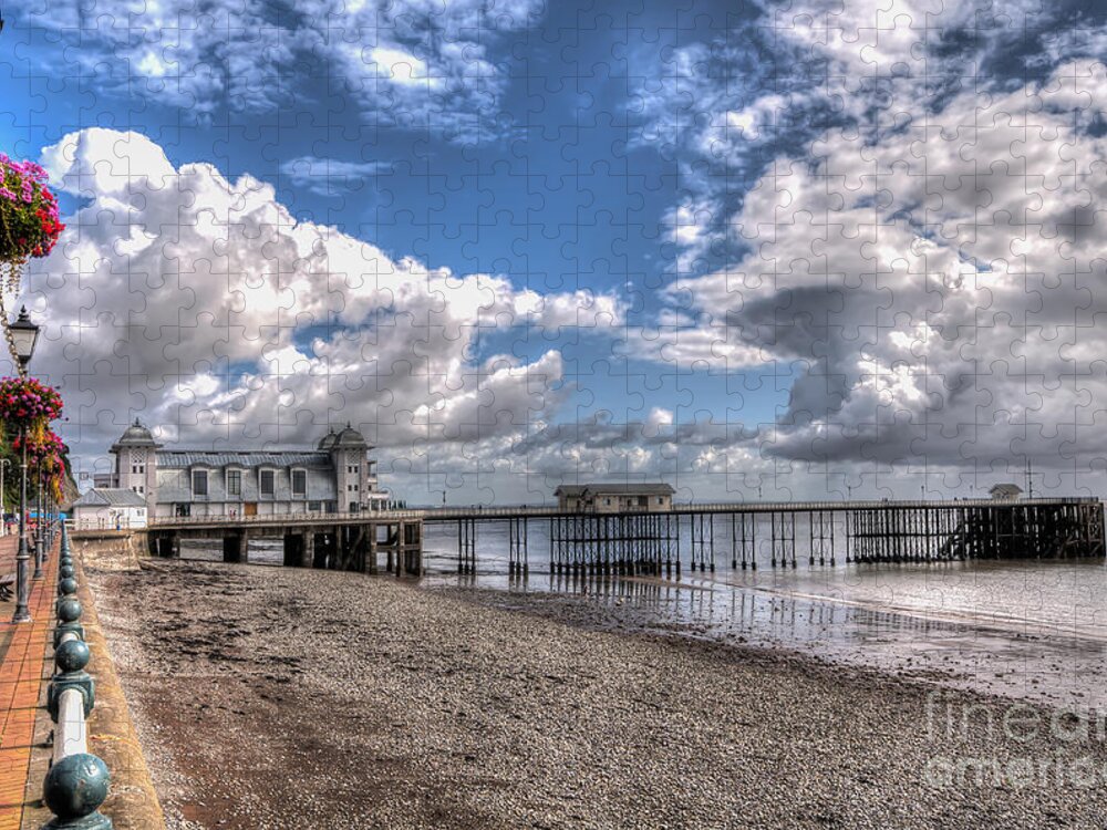 Penarth Pier Jigsaw Puzzle featuring the photograph Penarth Pier 3 by Steve Purnell