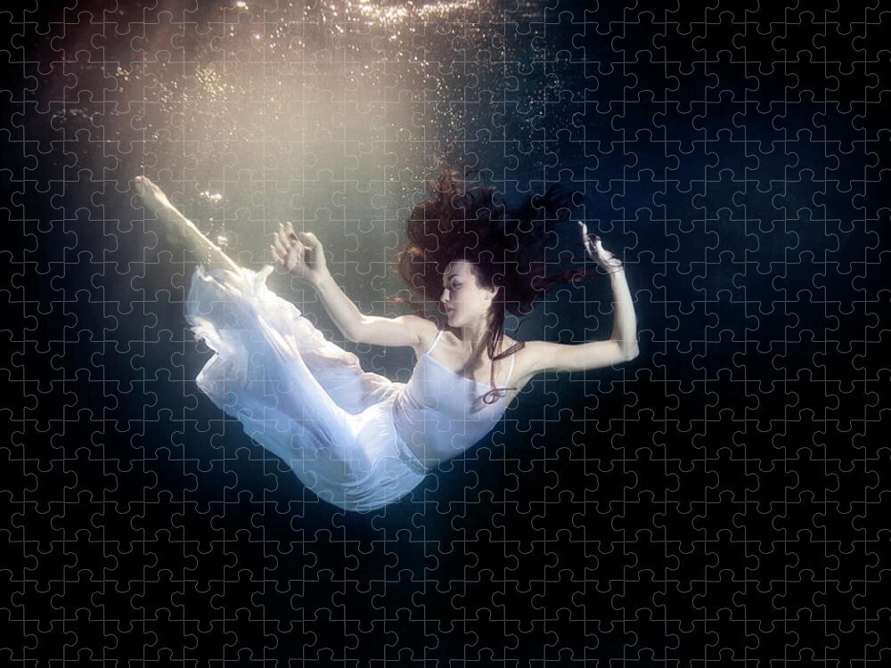 Underwater Jigsaw Puzzle featuring the photograph Underwater #3 by Mark Mawson