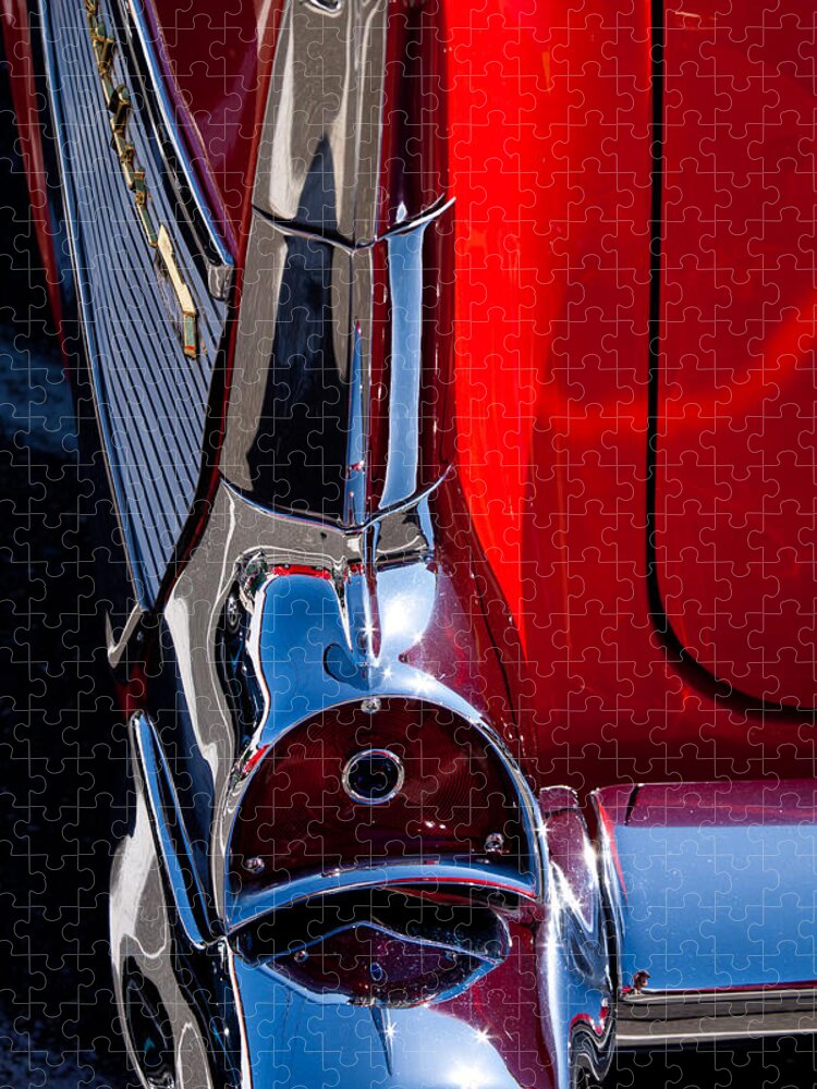 57 Jigsaw Puzzle featuring the photograph 1957 Chevy Bel Air Custom Hot Rod #4 by David Patterson