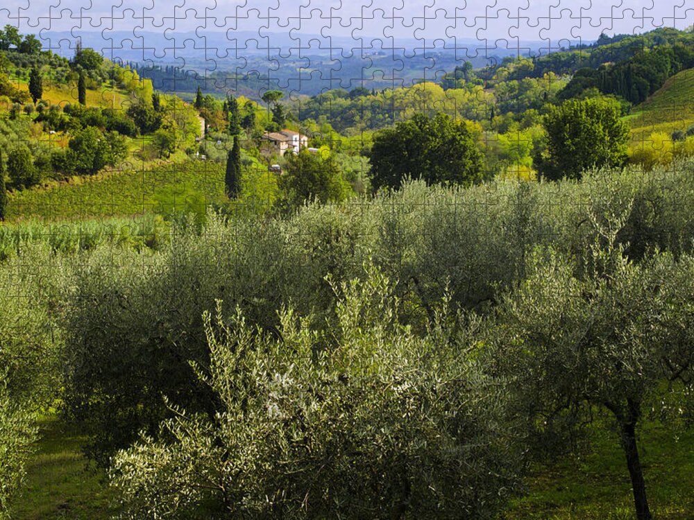 Destination Jigsaw Puzzle featuring the photograph San Gimignano, Tuscany #4 by Kenneth Murray