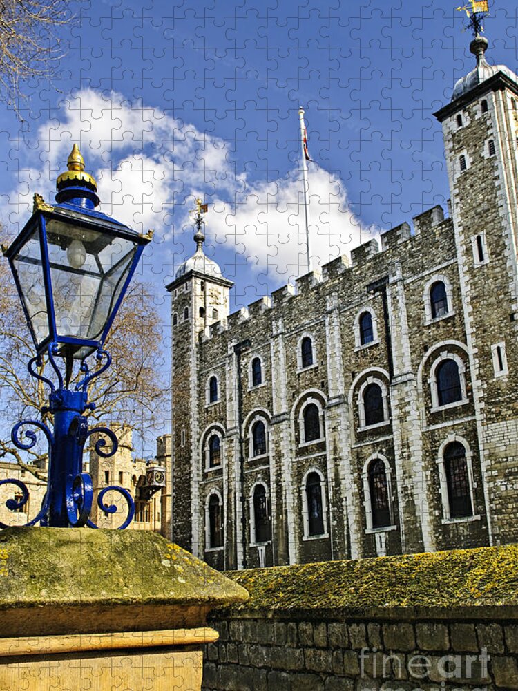 Tower Jigsaw Puzzle featuring the photograph Tower of London 1 by Elena Elisseeva