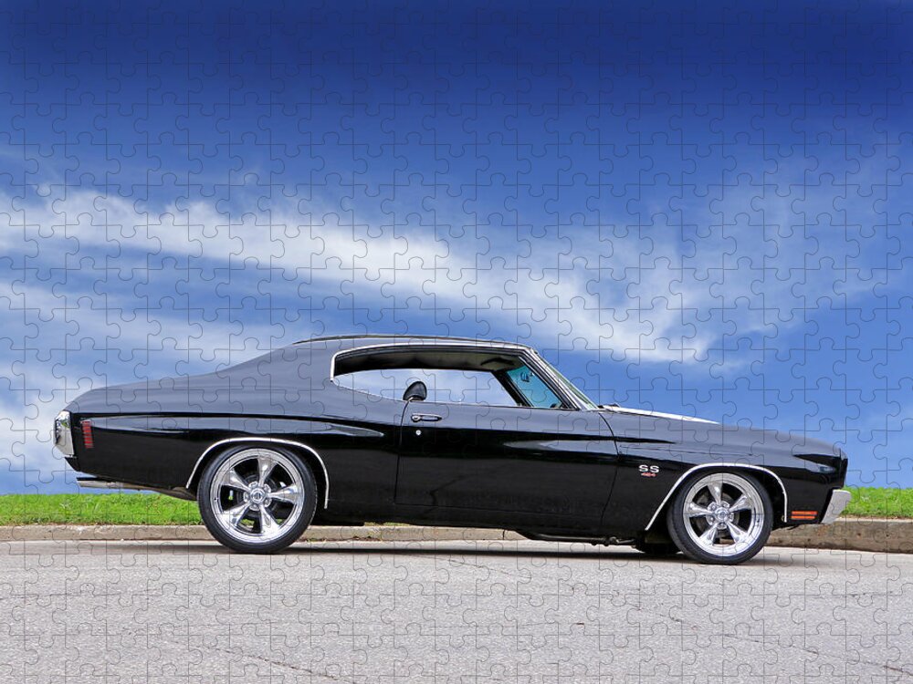 Chevrolet Jigsaw Puzzle featuring the photograph 454 SS Chevelle by Christopher McKenzie