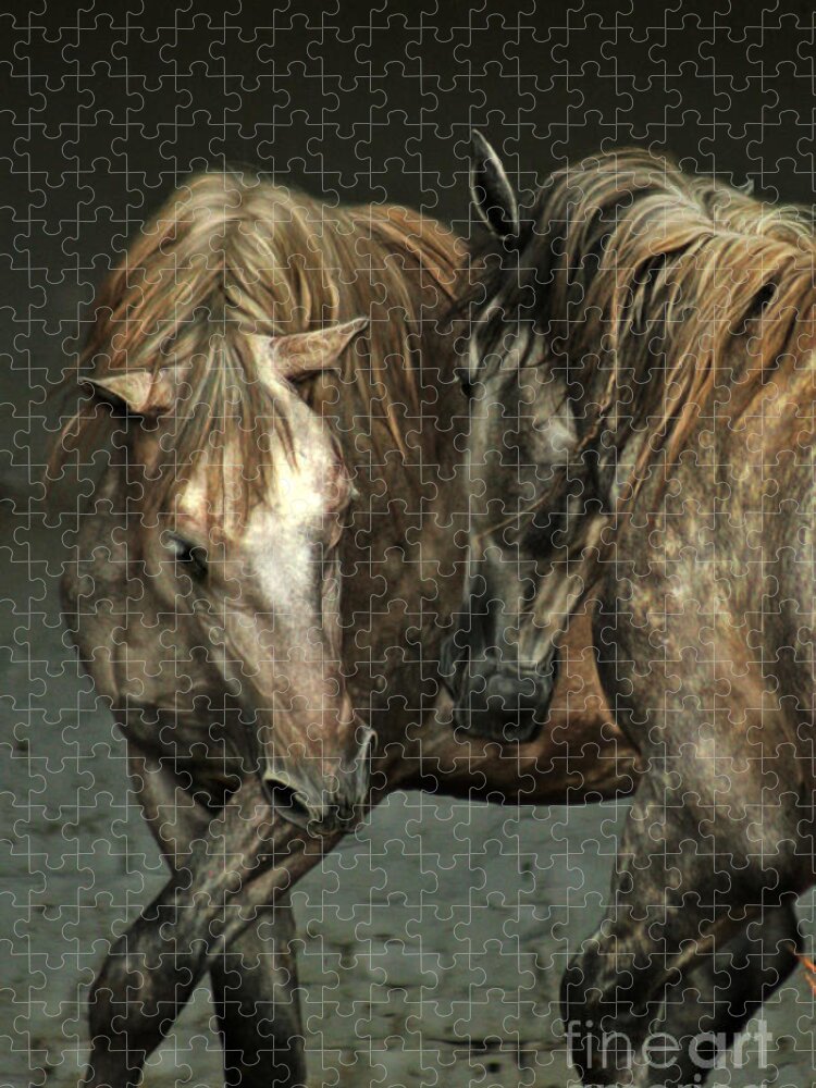 Horse Jigsaw Puzzle featuring the photograph Flamenco #5 by Ang El