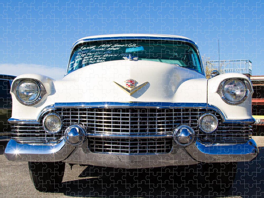 Cadillac Jigsaw Puzzle featuring the photograph 54 Caddy by Robert L Jackson
