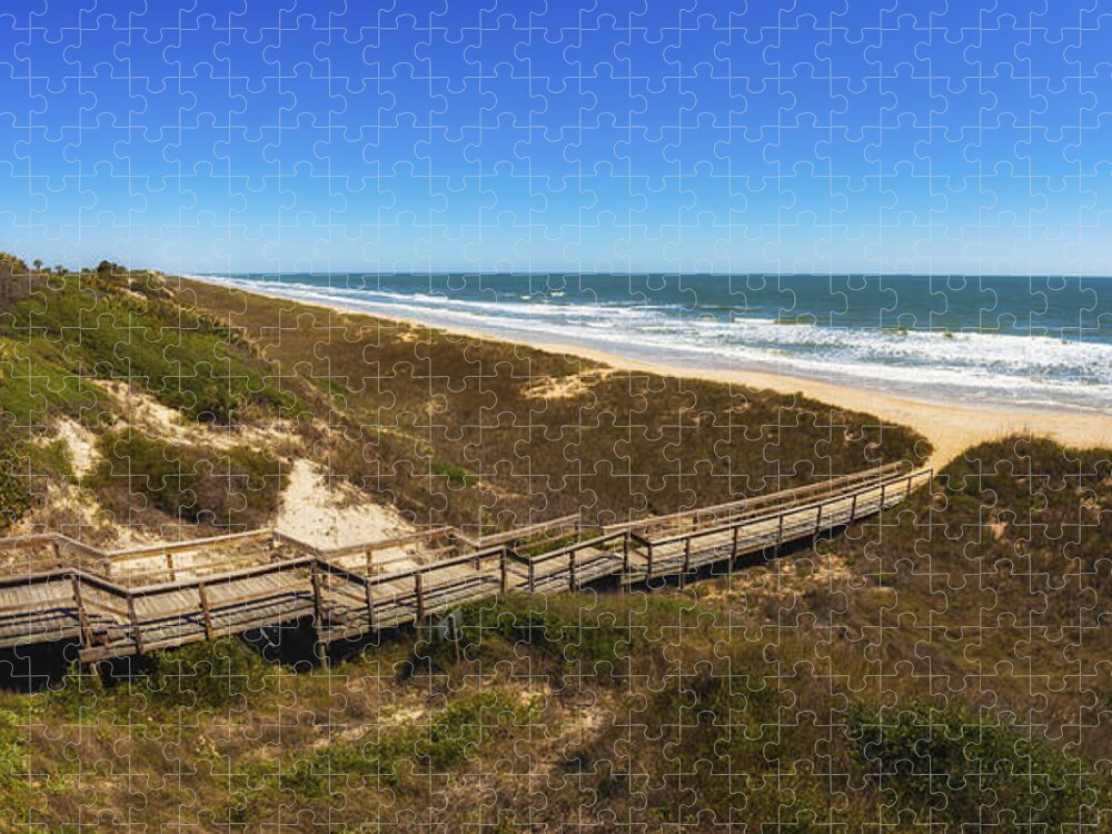 Atlantic Ocean Jigsaw Puzzle featuring the photograph Ponte Vedra Beach by Raul Rodriguez
