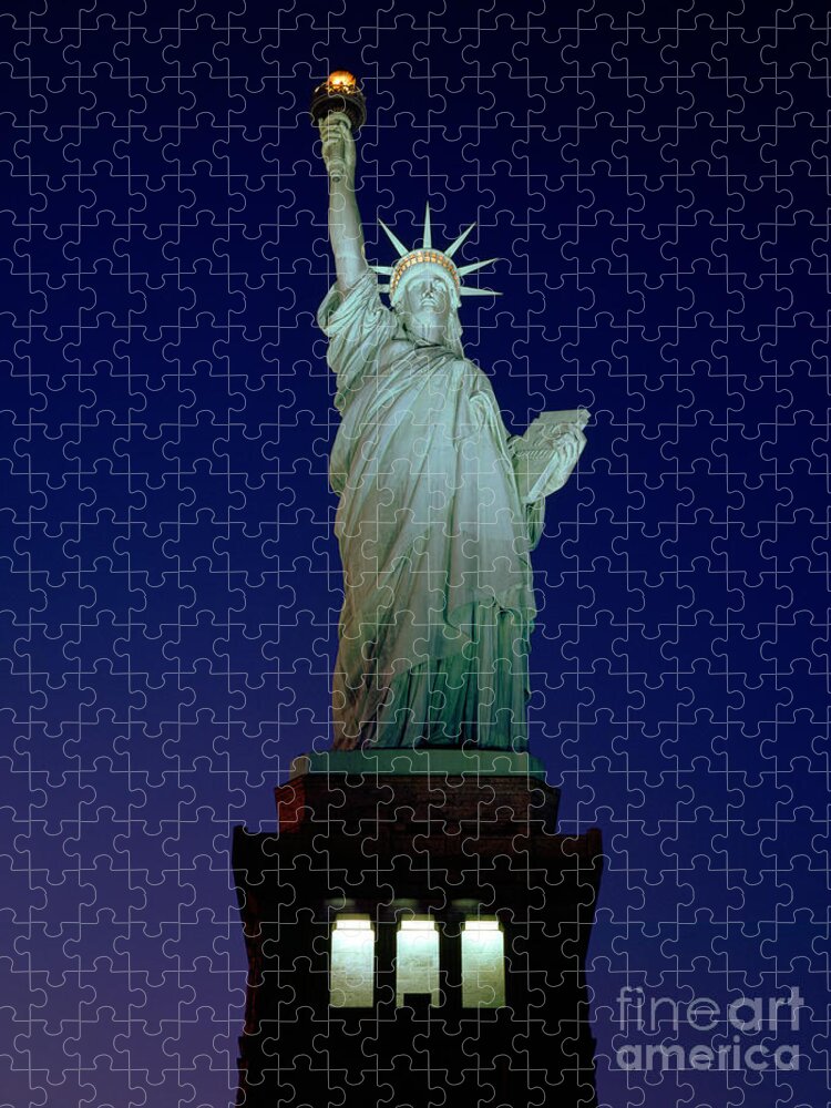 Statue Of Liberty Jigsaw Puzzle featuring the photograph Statue Of Liberty #8 by Rafael Macia