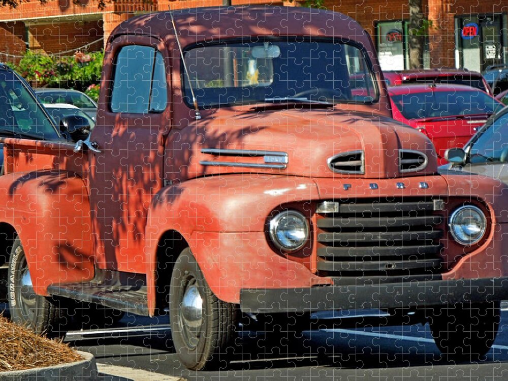 Vehicle Jigsaw Puzzle featuring the photograph A Breath of the Past by Pete Trenholm