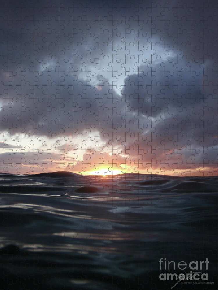 Seascape Jigsaw Puzzle featuring the photograph A Mermaid's point of View by Suzette Kallen