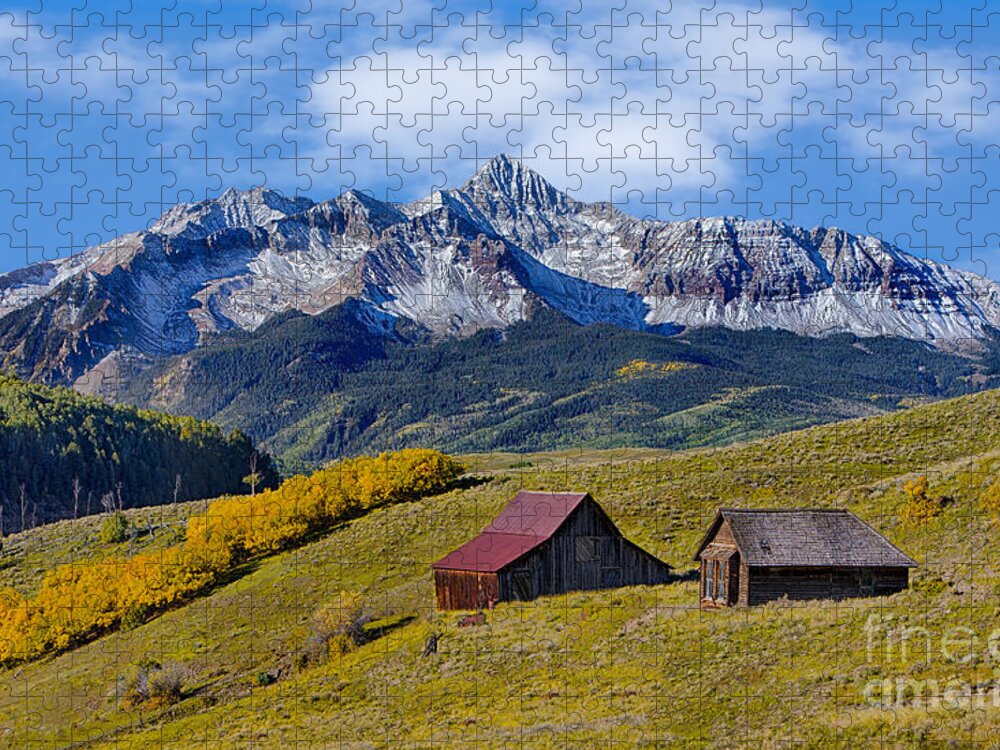 Colorado Jigsaw Puzzle featuring the photograph A View from Last Dollar Road by Jerry Fornarotto