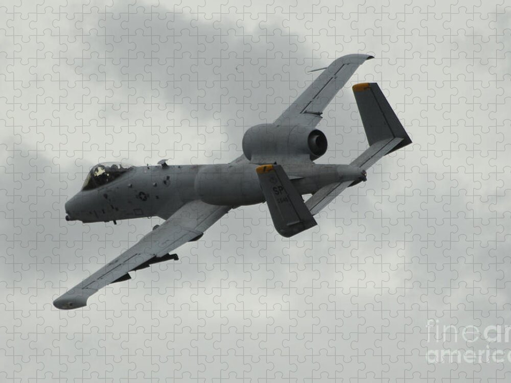A10 Jigsaw Puzzle featuring the photograph A10 Warthog by Airpower Art