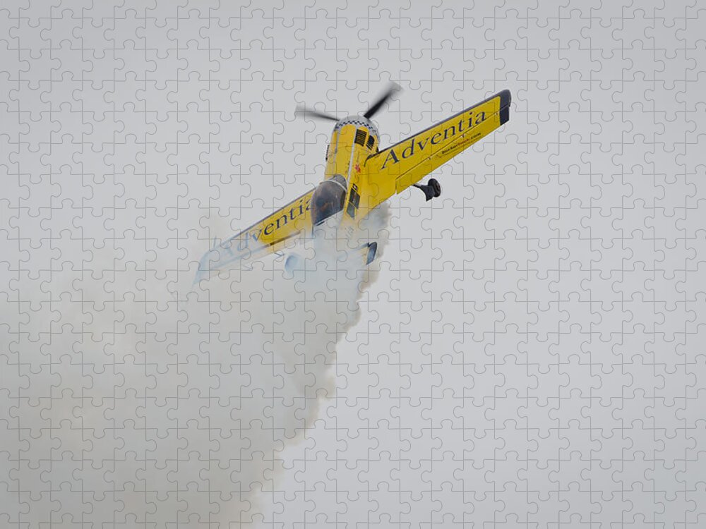 Acrobatics Jigsaw Puzzle featuring the photograph Aerobatics at Cuatro Vientos II by Pablo Lopez