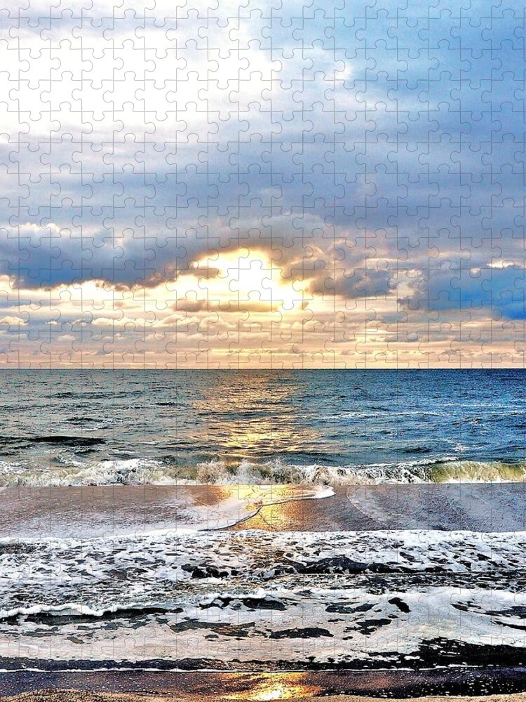 Sunrise Jigsaw Puzzle featuring the photograph After the Storm 3 by Kim Bemis