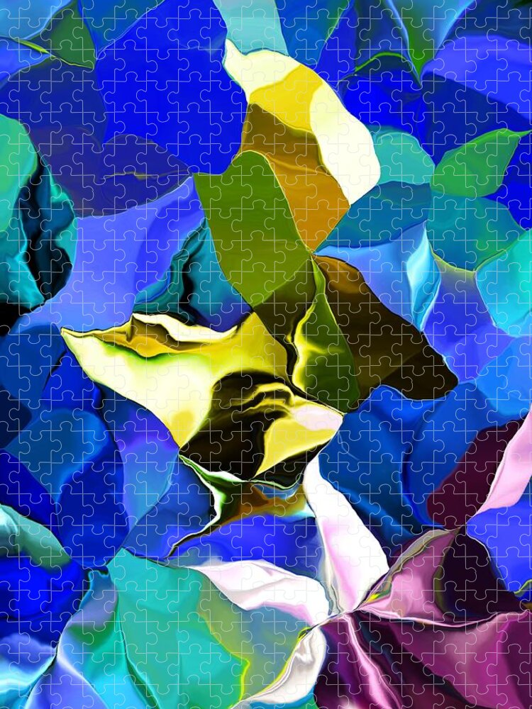 Fine Art Jigsaw Puzzle featuring the digital art Afternoon Doodle 020215 by David Lane