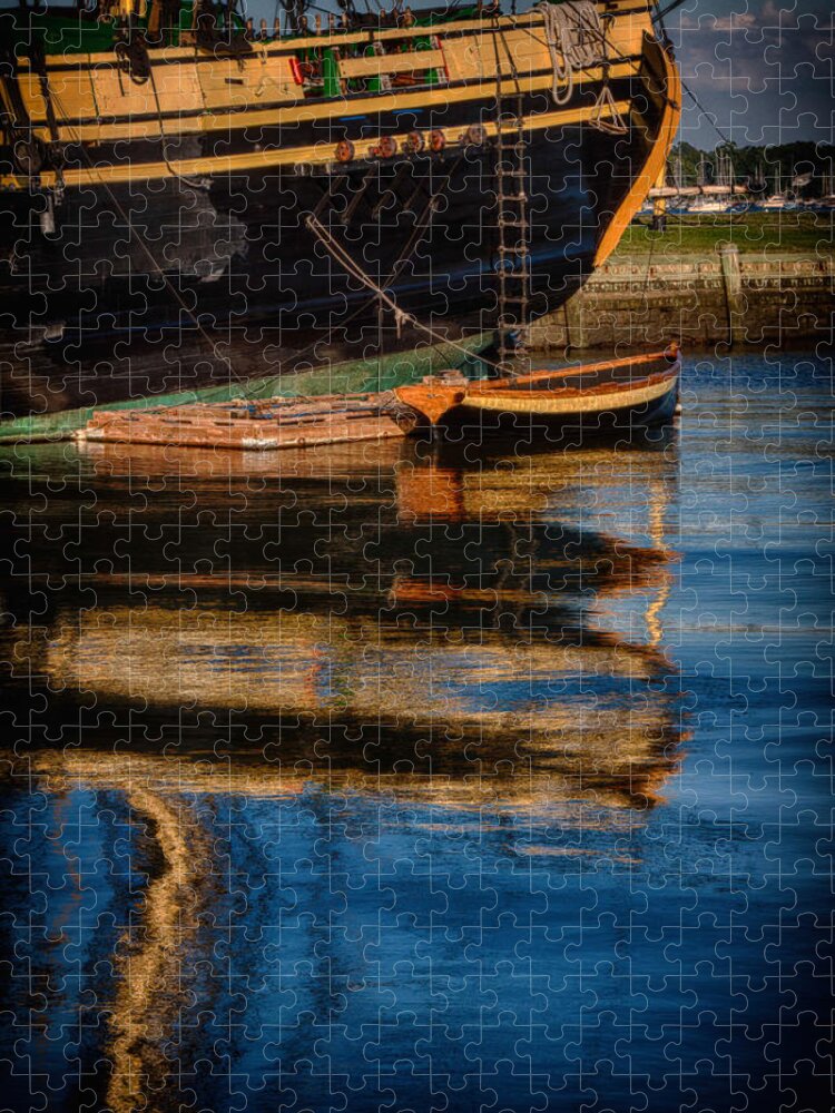 Salem Jigsaw Puzzle featuring the photograph Afternoon Friendship reflection by Jeff Folger