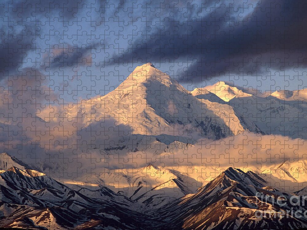 00340723 Jigsaw Puzzle featuring the photograph Alaska Range Morning by Yva Momatiuk John Eastcott