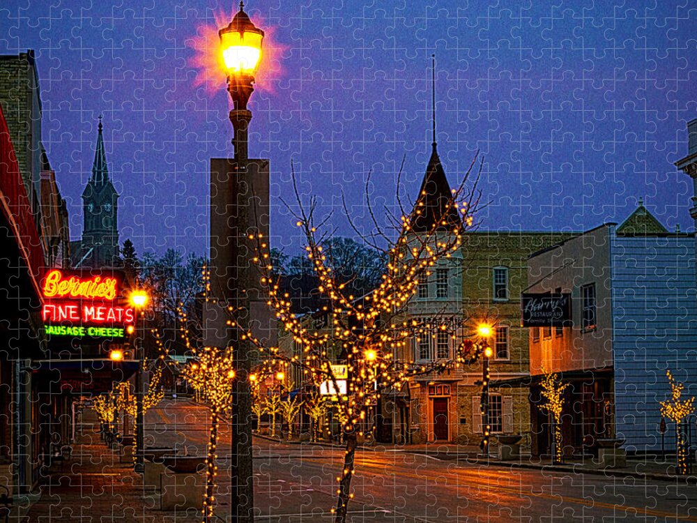 Downtown Jigsaw Puzzle featuring the photograph All Shined Up by James Meyer