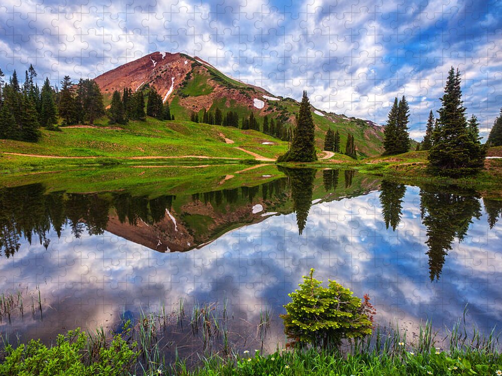 Colorado Jigsaw Puzzle featuring the photograph Alpine Morning by Darren White