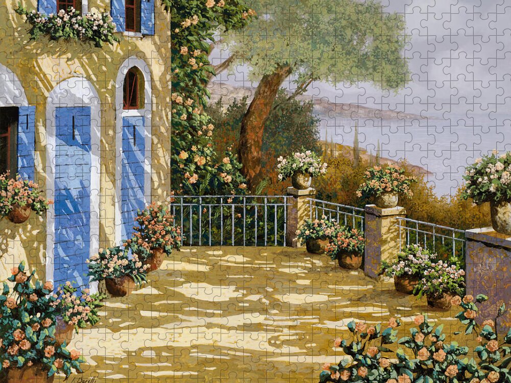 Altre Porte Blu Jigsaw Puzzle by Guido Borelli - Fine Art America
