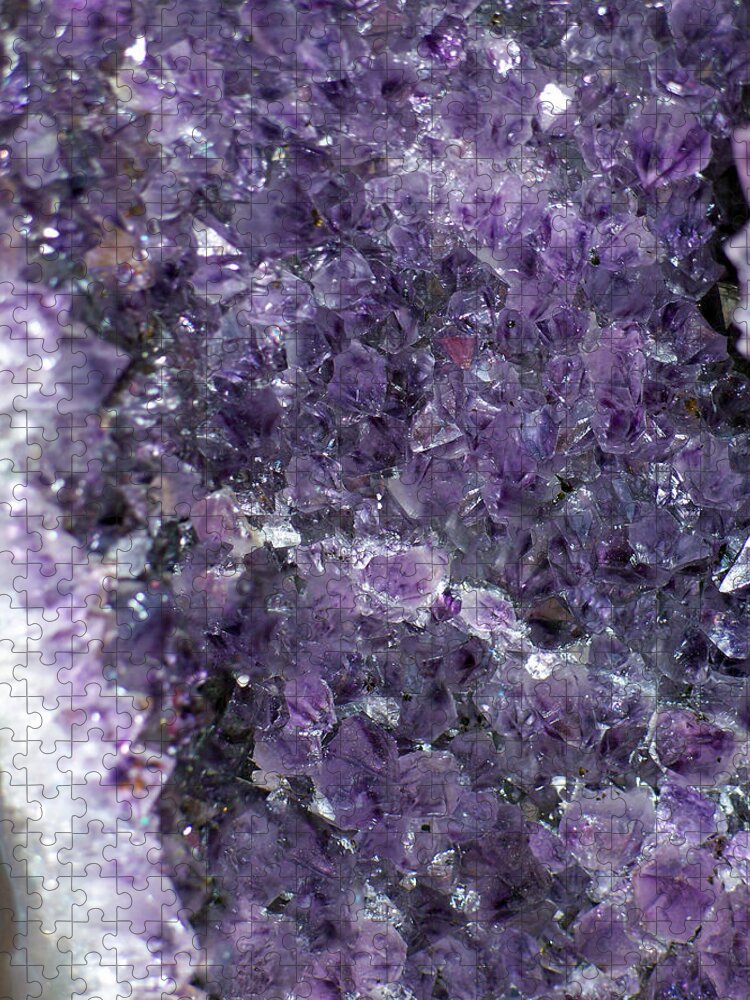 Mineral Jigsaw Puzzle featuring the photograph Amethyst Geode II by Tikvah's Hope