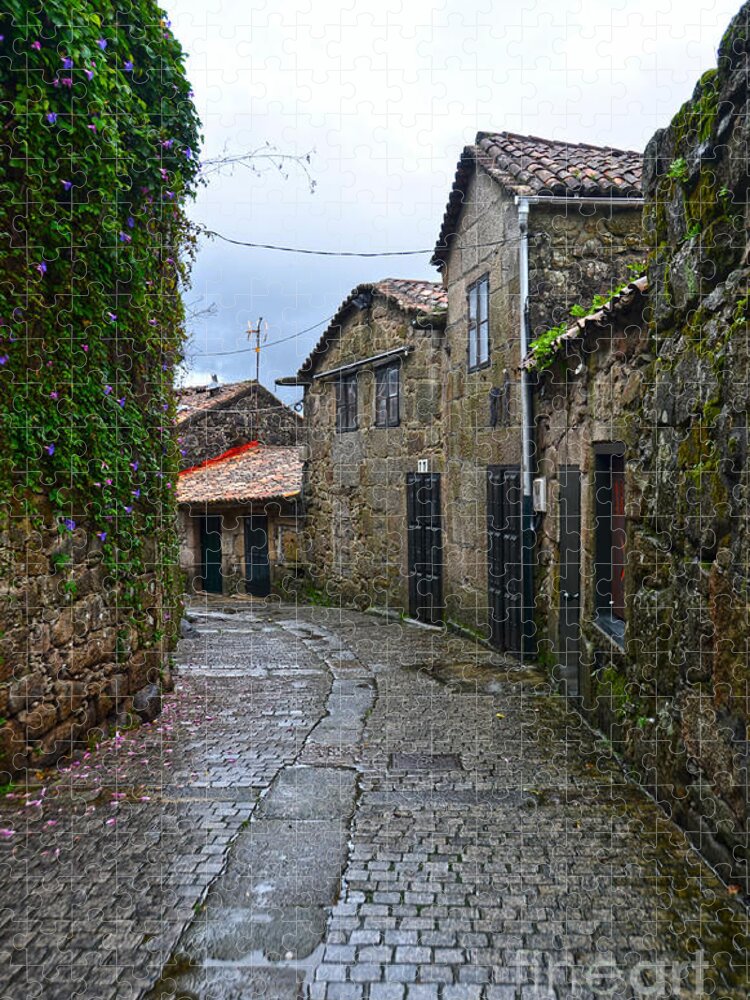 Ancient Jigsaw Puzzle featuring the photograph Ancient street in Tui by RicardMN Photography