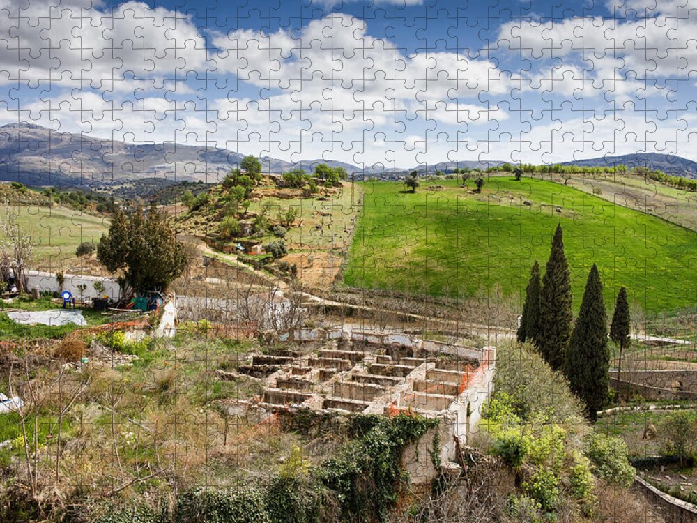 Andalusia Jigsaw Puzzle featuring the photograph Andalucia Landscape by Artur Bogacki
