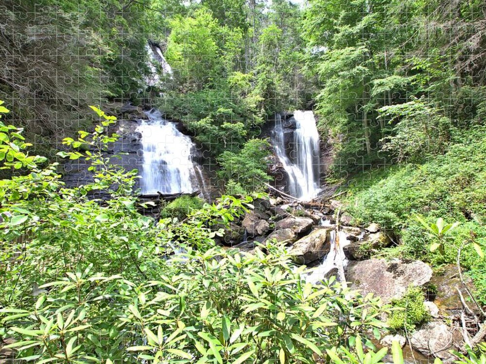 8809 Jigsaw Puzzle featuring the photograph Anna Ruby Falls - Georgia - 1 by Gordon Elwell
