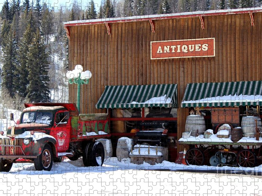 Antiques Jigsaw Puzzle featuring the photograph Antiques In The Mountains by Fiona Kennard